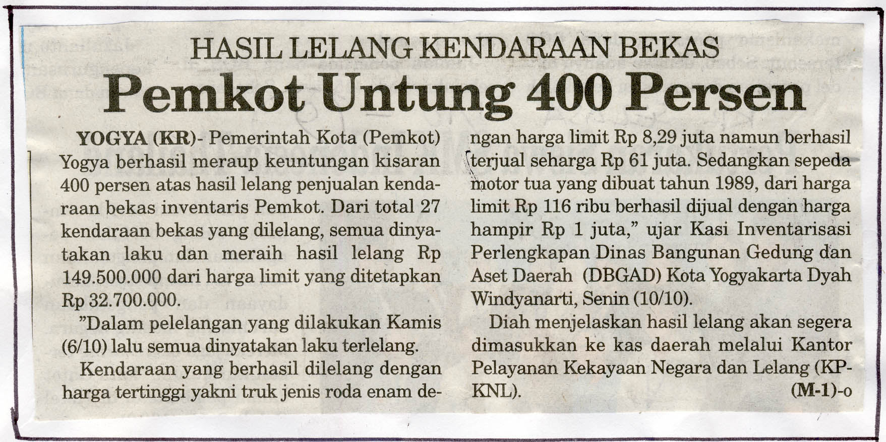 Kliping jogja terbaru